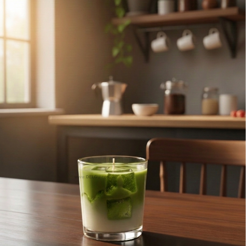 Iced Macha - Hand Poured Container Candle