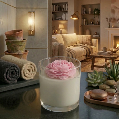 Peony - Hand Poured Container Candle